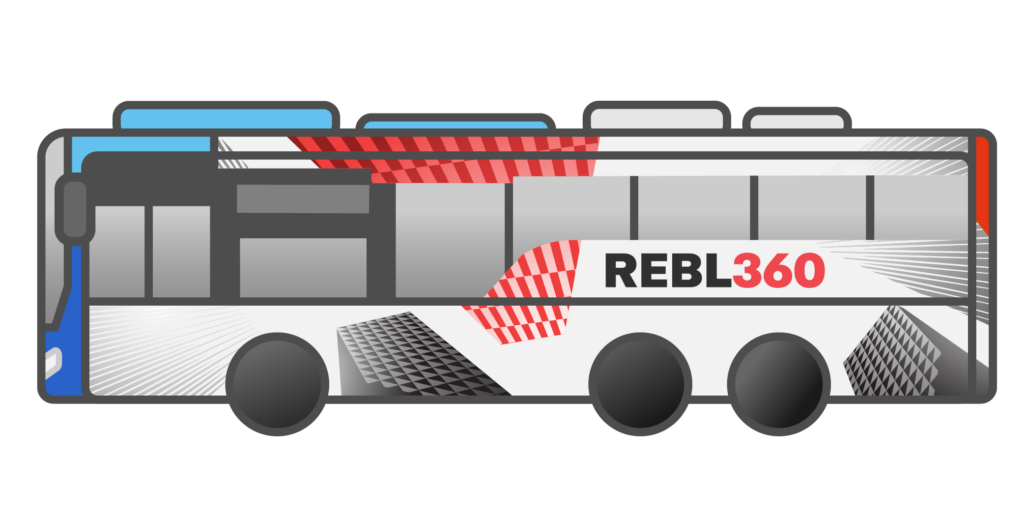 PunaMusta Coloro liikennevälinemedian figuuri